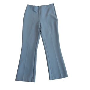 Zara blue ankle pants Side zipper Sz L NWT